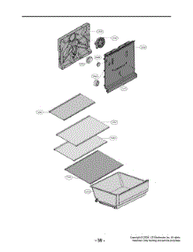 Diagram 2 parts for Lg Refrigerator LT18S2100S from AppliancePartsPros.com