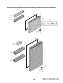 Diagram 3 parts for Lg Refrigerator LT18S2100S from AppliancePartsPros.com