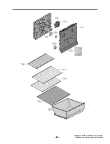 Diagram 2 parts for Lg Refrigerator LT18S2100W from AppliancePartsPros.com
