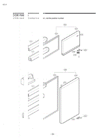 Door Parts parts for Lg Refrigerator LTC20380ST from AppliancePartsPros.com
