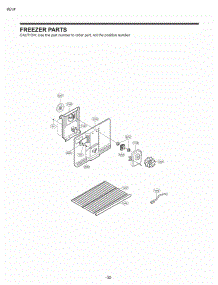 Freezer Parts . parts for Lg Refrigerator LTC22350SW from AppliancePartsPros.com