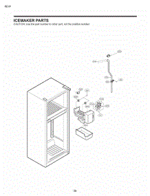Ice Maker Parts . parts for Lg Refrigerator LTC22350SW from AppliancePartsPros.com