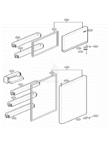 Door Parts parts for Lg Refrigerator LTC24380SB from AppliancePartsPros.com