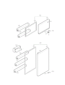 Door Parts parts for Lg Refrigerator LTC24380SW from AppliancePartsPros.com