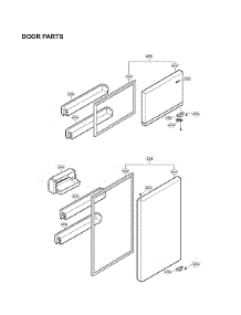 Door Parts parts for Lg Refrigerator LTCS20020B/00 from AppliancePartsPros.com