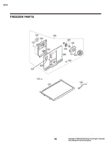 Freezer Parts parts for Lg Refrigerator LTCS20020S/00 from AppliancePartsPros.com
