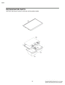 Refrigerator Parts parts for Lg Refrigerator LTCS20120S from AppliancePartsPros.com