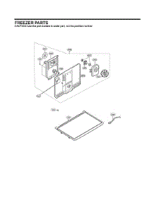 Freezer Parts parts for Lg Refrigerator LTCS20120S/00 from AppliancePartsPros.com