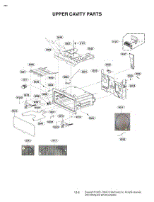 Upper Cavity Parts parts for Lg Wall Oven LTEL7337D from AppliancePartsPros.com