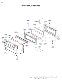 Upper Door Parts parts for Lg Wall Oven LTEL7337D from AppliancePartsPros.com