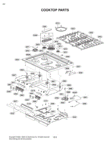 Cooktop Parts parts for Lg Range LTGL6937D from AppliancePartsPros.com
