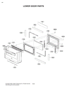 Lower Door Parts parts for Lg Range LTGL6937D from AppliancePartsPros.com