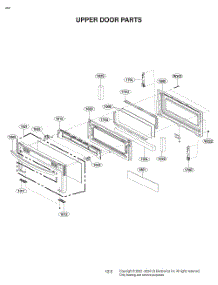 Upper Door Parts parts for Lg Range LTGL6937D from AppliancePartsPros.com