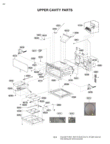 Upper Cavity Parts parts for Lg Range LTGL6937F from AppliancePartsPros.com