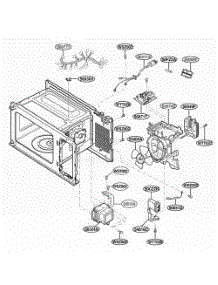 Oven Interior Parts 1 parts for Lg Range LTM9000B from AppliancePartsPros.com