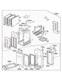 Toaster Parts parts for Lg Range LTM9000B from AppliancePartsPros.com
