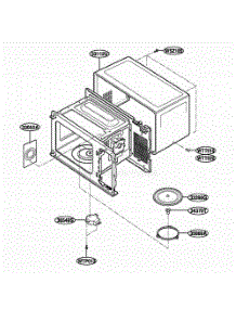 Oven Cavity Parts parts for Lg Range LTM9010W from AppliancePartsPros.com