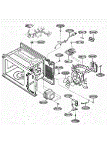Oven Interior Parts parts for Lg Range LTM9010W from AppliancePartsPros.com
