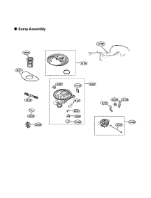 Sump Assy parts for Lg Dishwasher LUDP8997SN/01 from AppliancePartsPros.com