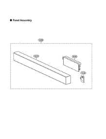 Panel Assy parts for Lg Dishwasher LUDP8997SN/01 from AppliancePartsPros.com