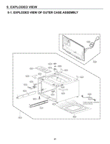 Outer Case Assembly parts for Lg Washer LUWD1CW from AppliancePartsPros.com