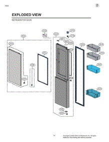 Refrigerator Door parts for Lg Refrigerator LY27S3240S from AppliancePartsPros.com