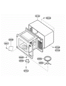 Oven Cavity Parts parts for Lg Range M1031E from AppliancePartsPros.com