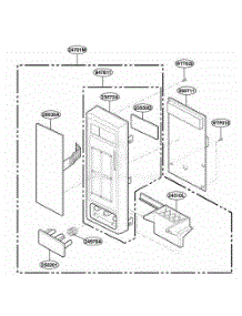 Controller Parts parts for Lg Range M1031W from AppliancePartsPros.com