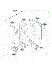Control Panel Parts parts for Lg Range M130TCS from AppliancePartsPros.com