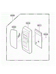 Control Panel Parts parts for Lg Range M150TC from AppliancePartsPros.com