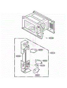 Latch Board Parts parts for Lg Range M150TC from AppliancePartsPros.com