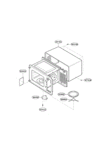 Oven Cavity Parts parts for Lg Microwave MA-1011W from AppliancePartsPros.com