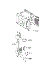 Latch Board Parts parts for Lg Microwave MA-1011W01 from AppliancePartsPros.com
