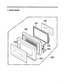 Complete Microwave Assembly Page 2 parts for Lg Microwave MA-1164M from AppliancePartsPros.com