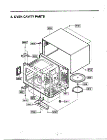 Complete Microwave Assembly Page 4 parts for Lg Microwave MA-1164M from AppliancePartsPros.com