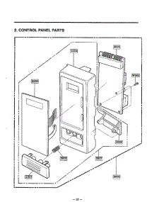 Complete Microwave Page 3 parts for Lg Microwave MA-1164M from AppliancePartsPros.com