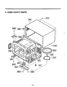 Complete Microwave Page 4 parts for Lg Microwave MA-1164M from AppliancePartsPros.com