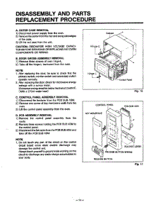 Disassembly / Parts Replacement parts for Lg Microwave MA-1164M from AppliancePartsPros.com