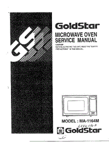 Microwave Oven Serv. Manual / Frt Cvr. parts for Lg Microwave MA-1164M from AppliancePartsPros.com
