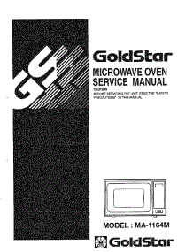 Microwave Service Manual parts for Lg Microwave MA-1164M from AppliancePartsPros.com