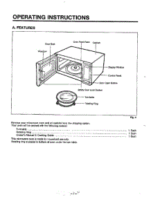 Operating Instructions parts for Lg Microwave MA-1164M from AppliancePartsPros.com