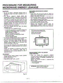 Measuring Microwave Leakage parts for Lg Microwave MA-1171S from AppliancePartsPros.com