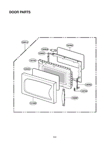 Door Parts parts for Lg Microwave MA-1417B from AppliancePartsPros.com