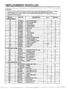 Complete Microwave Ass`Y Page 6 parts for Lg Microwave MA-1554M from AppliancePartsPros.com
