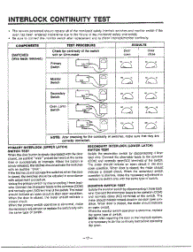 Interlock Continuity Test parts for Lg Microwave MA-1554M from AppliancePartsPros.com