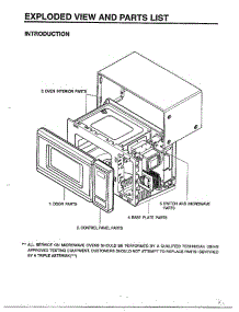 Introduction-Microwave parts for Lg Microwave MA-1554M from AppliancePartsPros.com
