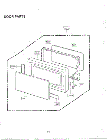 Complete Microwave Oven parts for Lg Microwave MA-1572M from AppliancePartsPros.com