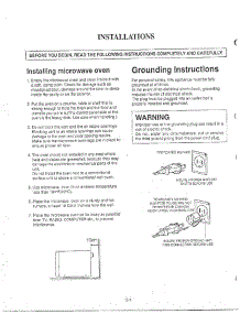 Installations parts for Lg Microwave MA-1572M from AppliancePartsPros.com