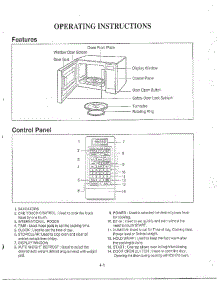 Operating Instructions parts for Lg Microwave MA-1572M from AppliancePartsPros.com
