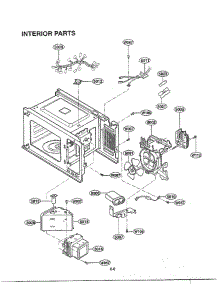Complete Microwave Assembly Page 5 parts for Lg Microwave MA-1905B from AppliancePartsPros.com